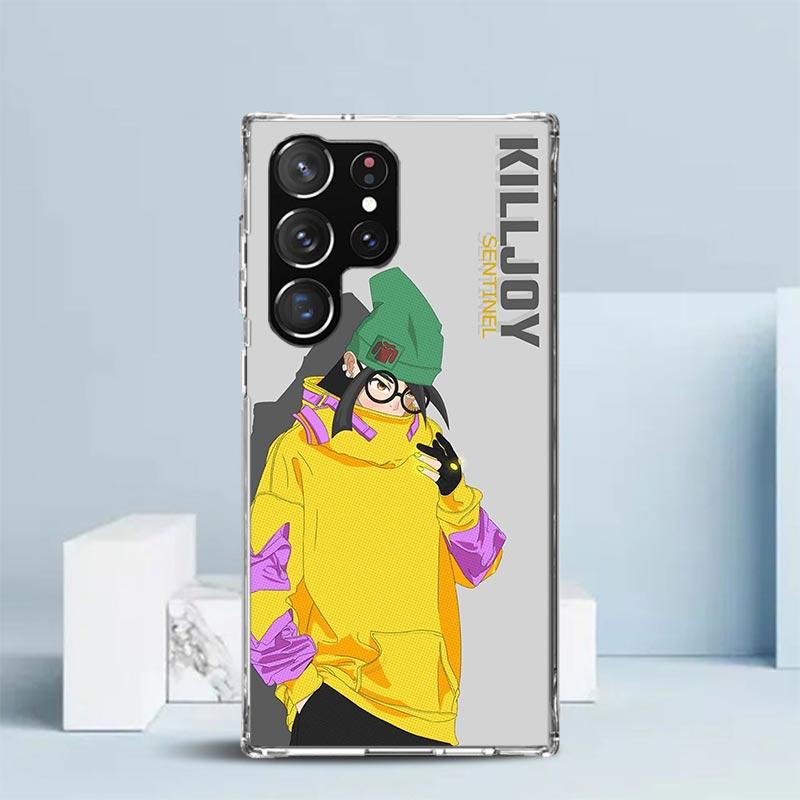 Valorant Killjoy Phone Case For Samsung Galaxy S24 S25 Edge S26 Ultra S22 S23 Plus S21 + S20 FE Soft TPU Back Cover Galaxy S22 S