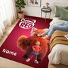 Custom Name Friendship Adventure Living Room Non-Slip Area Rug Soft Carpet for Bedroom Kids Playroom Sofa Office Home Decor Doormat