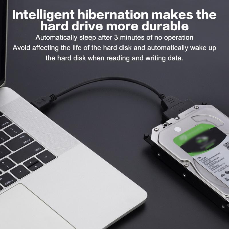 Sata To Usb 3.0/Type-C/2 In 1 Usb3.0 Type-C Cable Up To 6 Gbps For 2.5 Inch External Hdd Ssd Hard Drive Sata 3 22 Pin Adapter
