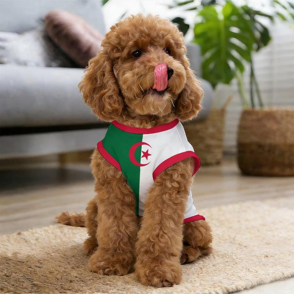 Haustier Fußballtrikot Hundeshirt Weich Bequem Leicht Atmungsaktiv Ärmelloses Design Geeignet für Kleine Mittlere Hunde Fußball-Thema