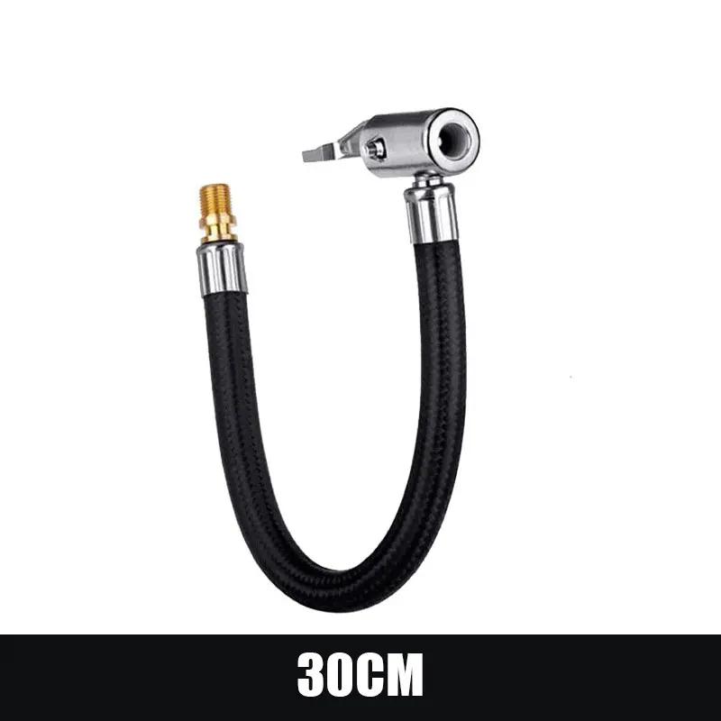 Car Tire Air Inflator Hose Inflatable Pump Extension Tube Adapter Twist Tyre Air Connection Bike Motorcycle 10cm 20cm 30cm 40cm