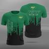 Men American Football 3D Print Sports T-shirt Red White Gradient Drip Paint Graphic Short Sleeve Quick Dry Breathable Fan Jersey Tops