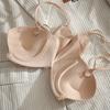 Light front buckle, beautiful back, four-corner cup underwear, women's seamless small breasts gather, close the secondary breasts, support the bra