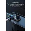 12-24V Car 200W Dual Port Mini USB Charger Ultra Fast Charging Cigarette Lighter Socket Aluminum Cell Phone Charging Adapter