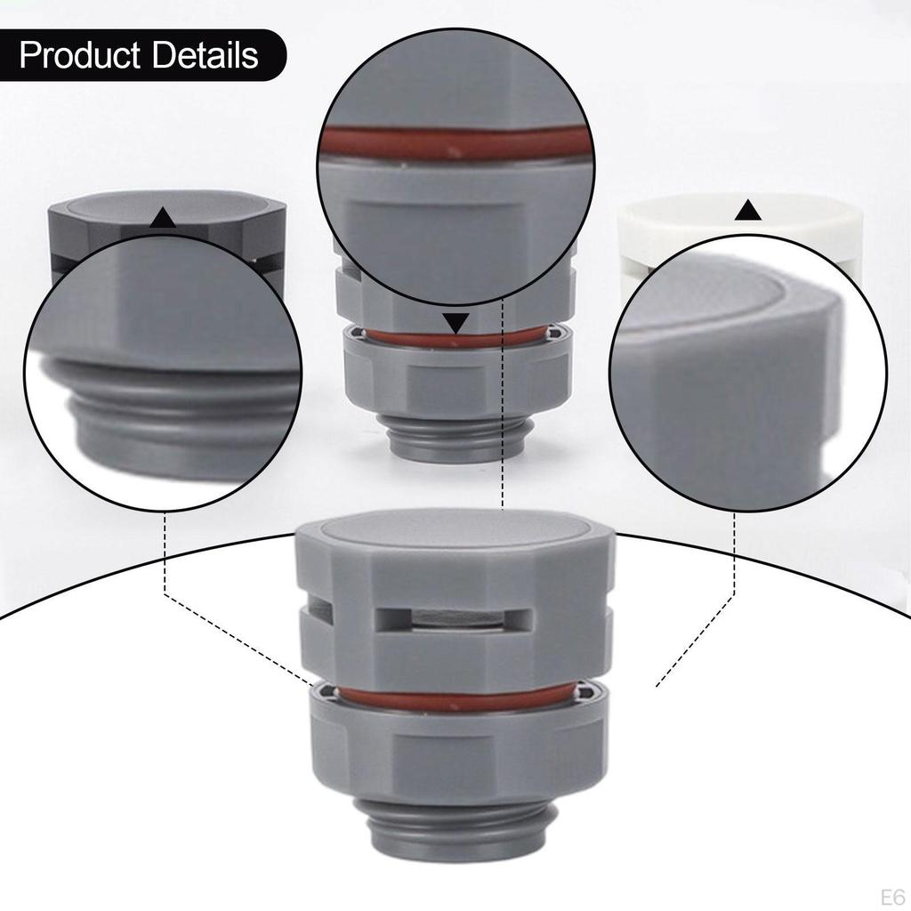 Breather Screw Air Vent M12x1.5 Waterproof Dustproof Easy To Use for Outdoor Electrical Housings
