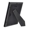 Amazon Basics Photo Frames, Black Rectangular, Compatible with 6-Cut Sizes, Set of 2, 20cm X 25cm & 13cm X 18cm