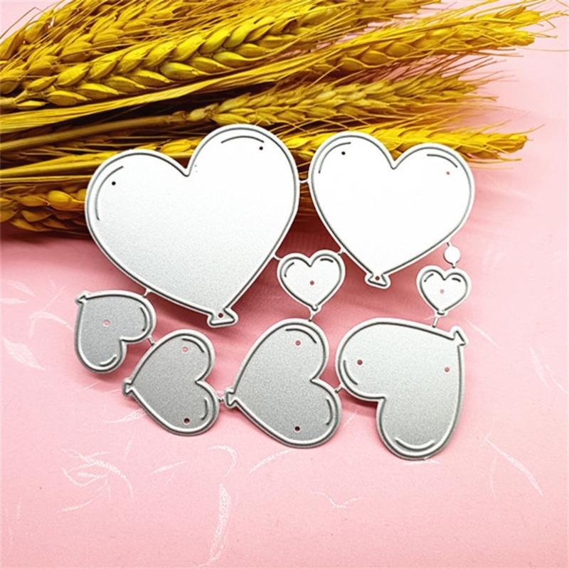 Heart Metal Cutting Dies DIY Craft Carbon Steel Embossing Template Stencil Scrapbooking for Card Die Cuts Mold Decor
