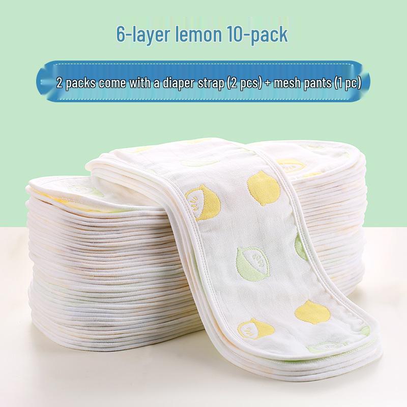 Gauze Cotton Washable Breathable Diaper Cover for Spring/Summer