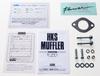 HKS Automotive Sports Muffler Legal Muffler Honda Beat PP1 Vehicle Inspection Compatible Intake and Exhaust System Parts 3302-SH012