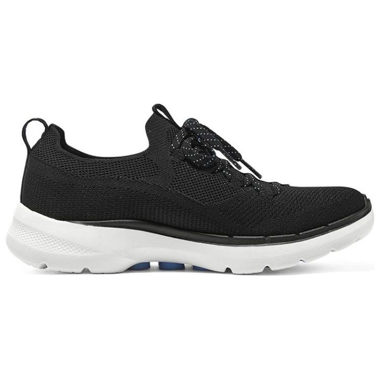 Skechers Go Walk 6 Jednoduché Pevné Odolné Nízké Ležérní Boty Dámské Tenisky Černé 124620-BKLB