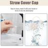 Lovely Straw Covers Cap Toppers Tumbler Cup Reusable Cute Silicone Straw Tips Lids Protect Covers