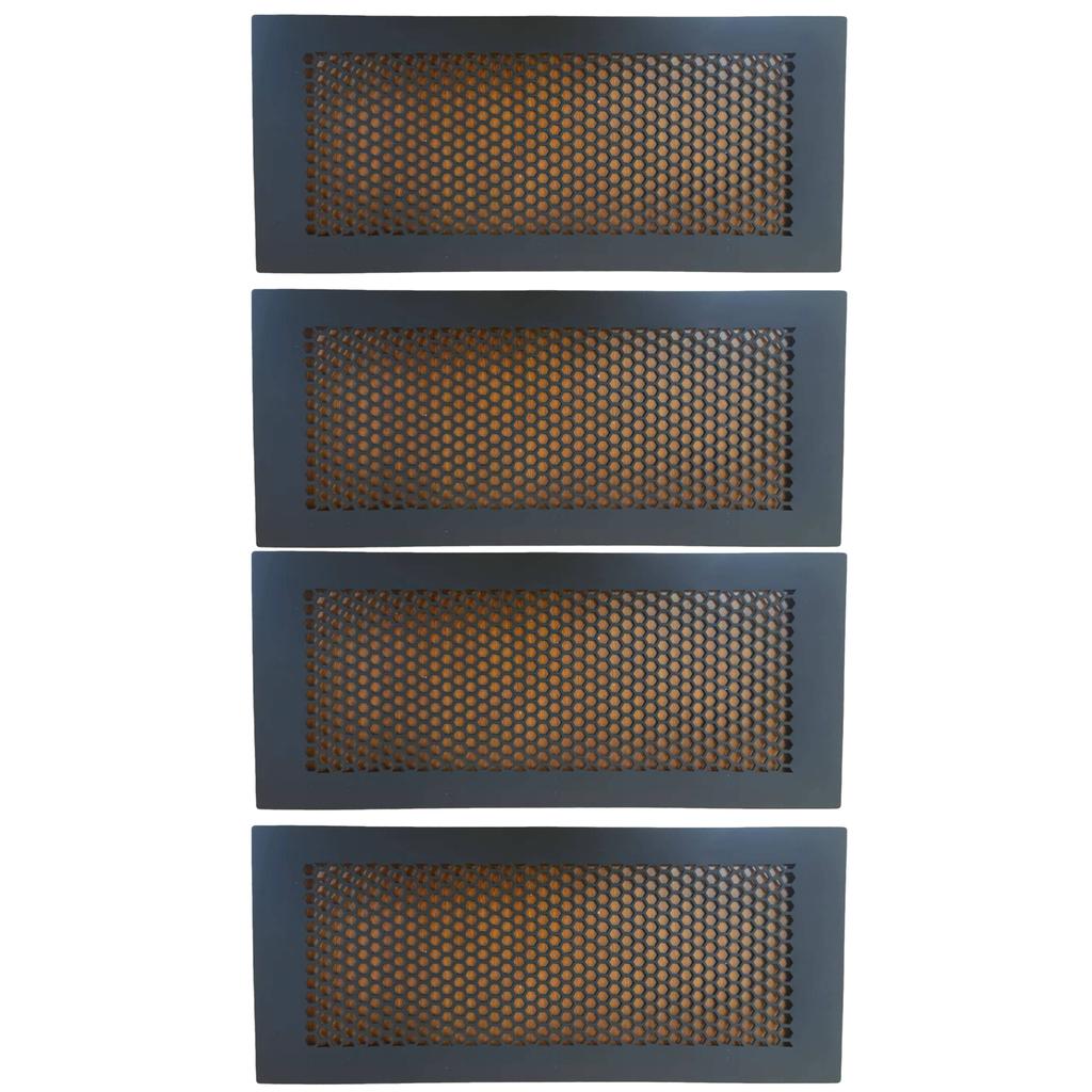 4 Stück Babysicherheit Silikon Lüftungsabdeckungen Einfache Installationen Kindersichere Lüftungsgitter Silikonabdeckungen Verbessert Luftströme für Haus