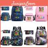 Sprunki Music Game Backpack With Cartoon Print And Ergonomic Shoulder Straps For Teens