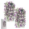Artificial Flowers For Outdoors 2 Pieces Artificial Realistic Decorations Realistic Outside Flowers For Home Patio Deck Door