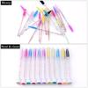 20pcs Reusable Makeup Brushes Tube Eyelash Brush Eyebrow Brush with New Eyelash Resin Drill Replaceable Brushes Dust-proof