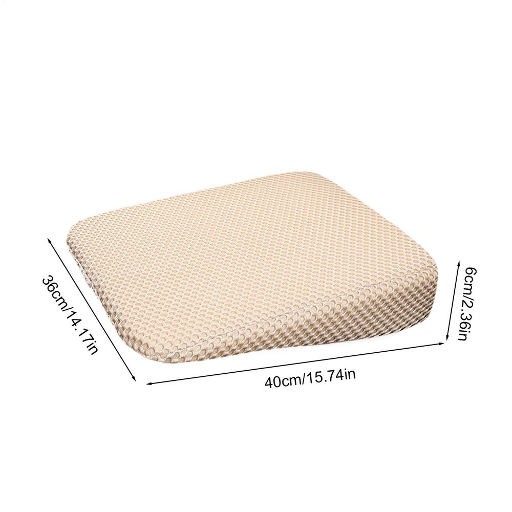 Adult Car Booster Seat Non-Slip Thickened Cushion for Tailbone & Hip Pain Relief, for Short Drivers In Truck SUV RV Sedan Office