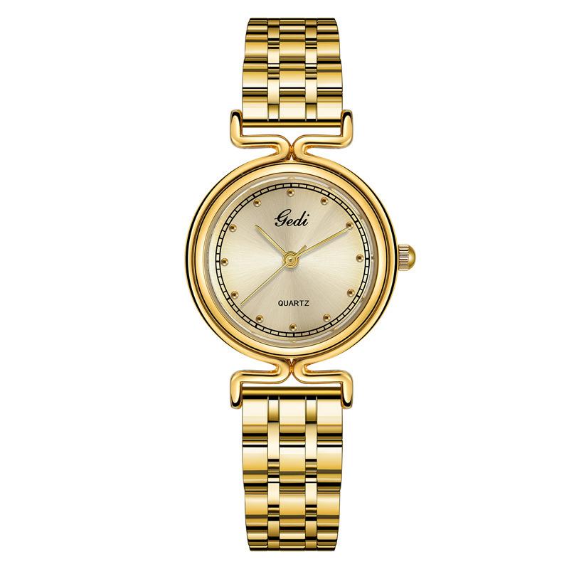 

High Value Steel Belt Women S Watch Medieval Niche Guangzhou Watch Women S Waterproof Quartz Watch