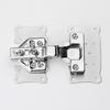 2Pieces Cabinet Hinges Repair Set Featuring 1 Plates and 12 Screws Sturdy Stainless Steel for Home Projects Supplies