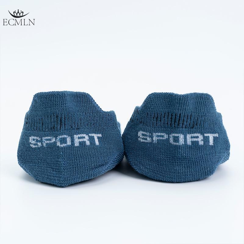 5 párov/sada vysoko kvalitných pánskych členkových ponožiek, priedušných bavlnených športových sieťovaných ponožiek, ležérnych atletických tenkých krátkych ponožiek Sokken pre väčšie veľkosti