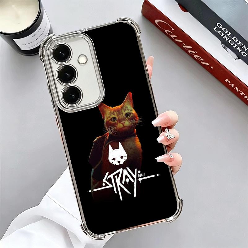 

Stray Cat Game B-12 Plating Phone Case For Samsung A17 A07 A37 A57 A16 A56 A15 A55 A14 A54 A13 A53 A26 A36 A25 A35 A24 A34 A23 A Samsung A55
