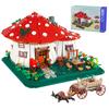 2233PCS Blocchi da Costruzione Casa Fungo da Favola Architettura del Villaggio Micro Mini Mattoncini da Assemblare Regali di Compleanno per Bambina