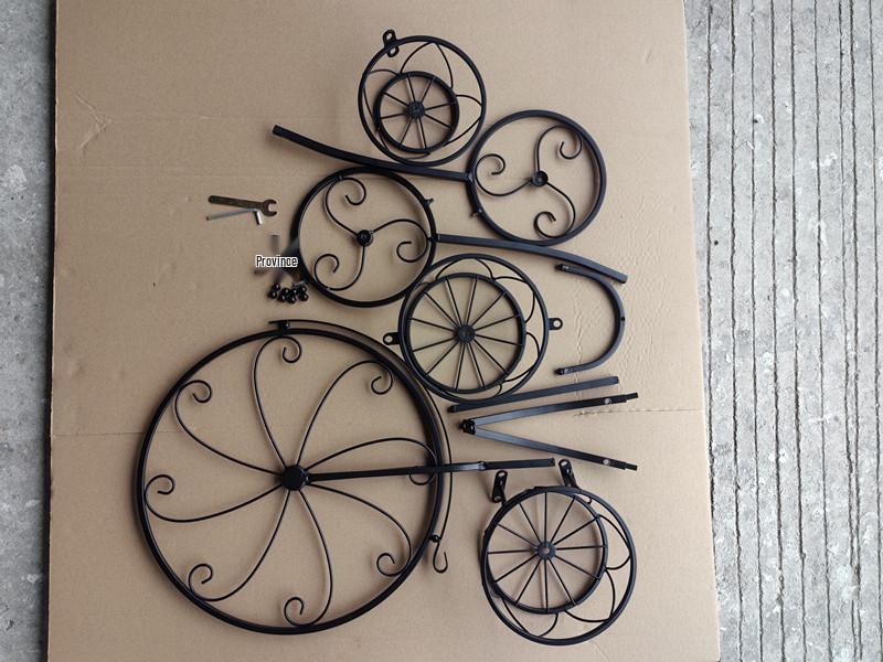 European-Style Multi-Layer Indoor Bicycle Flower Rack for Plants and Indoor Use