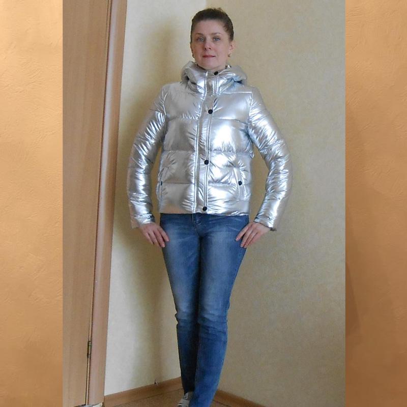 Chaquetas de invierno para mujer abrigo abrigo plateado color metal parka  damas Algodón grueso Abrigo acolchado comprar a buen precio — entrega  gratuita, reseñas reales con fotos — Joom