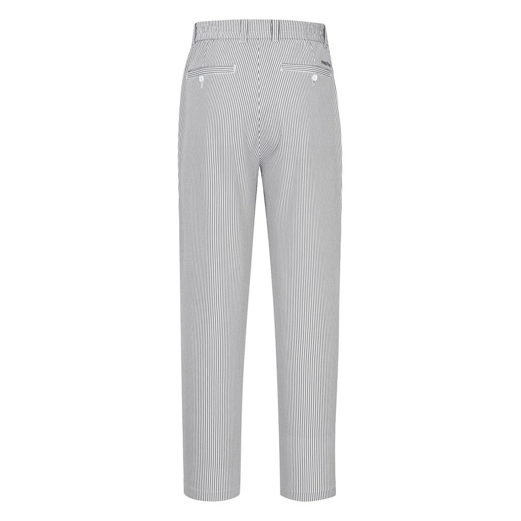 MARTINE GOLF Seersucker Baggy Fit Pants_Grey (Men)