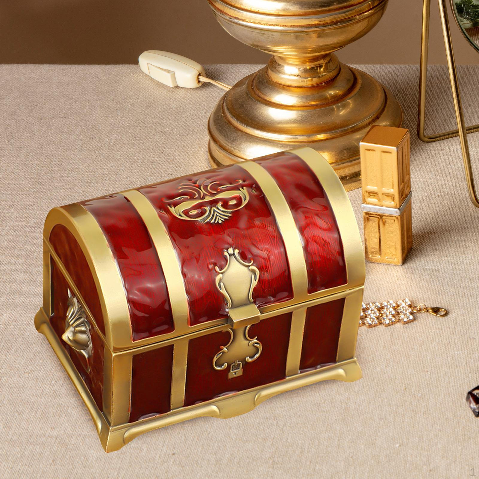 

Шкатулка для драгоценностей, брелок для хранения колец, браслетов, ожерелий красный