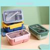 Nordic Style Microwave Safe Bento Box For Students And Office Use