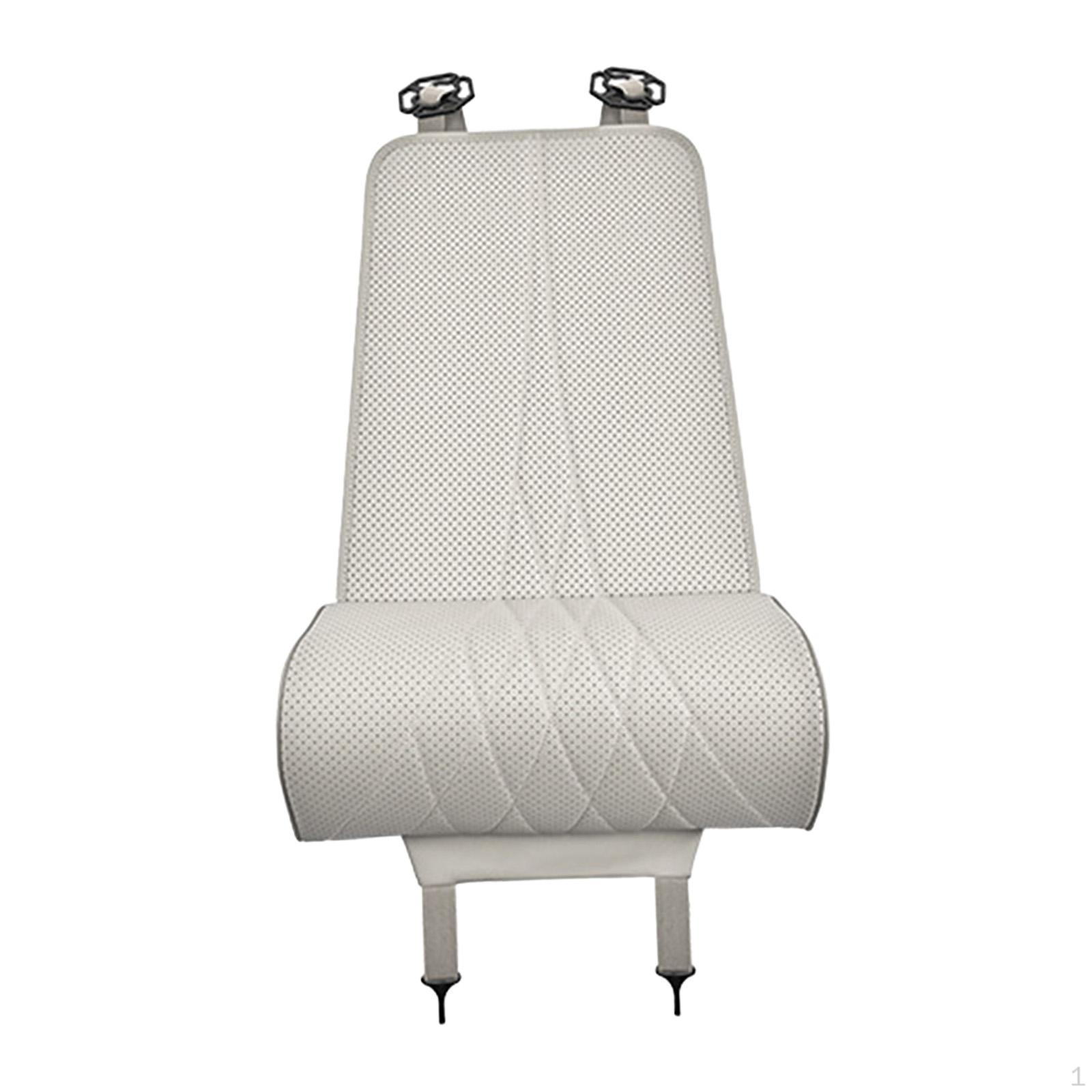 

15.75 X 24.41 Inch Car Leg Support Cushion for Driver Seats Universal Bus Seat Extension Pad Creamy white