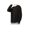 Puma Solid Color Logo Crew Neck Sweatshirt Men Tops Black 656933-03