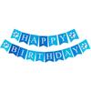 Pet Birthday Party Banner: Happy Birthday Letter & Fish Tail Flag