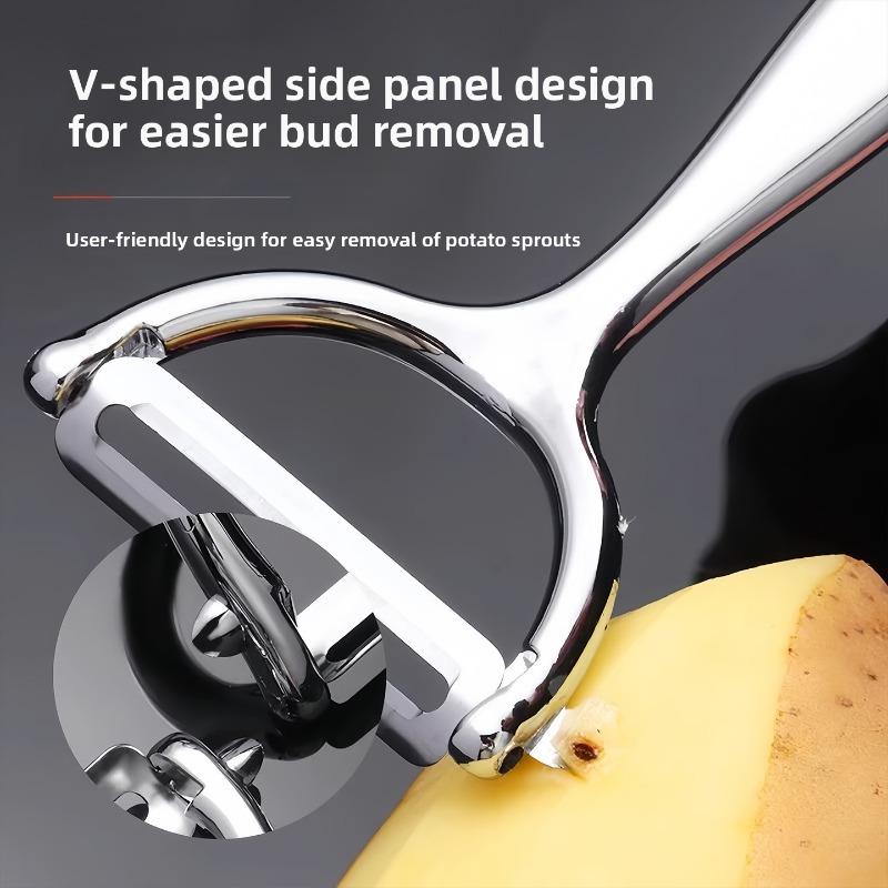 Kitchen Stainless Steel Peeler for Vegetables and Fruits. Multi-purpose Sharp Peeling Knife. Suitable for Household Use.