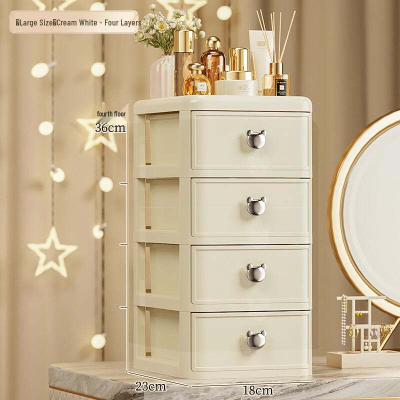 Miling Прозрачный настольный органайзер-хранилище с ящиками