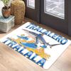 Cartoon Animal Carpet Mat Rug Anthropomorphic Shark Wood Block Home Decoration Funky Creative Floor Mat Door Mat Welcome Mat