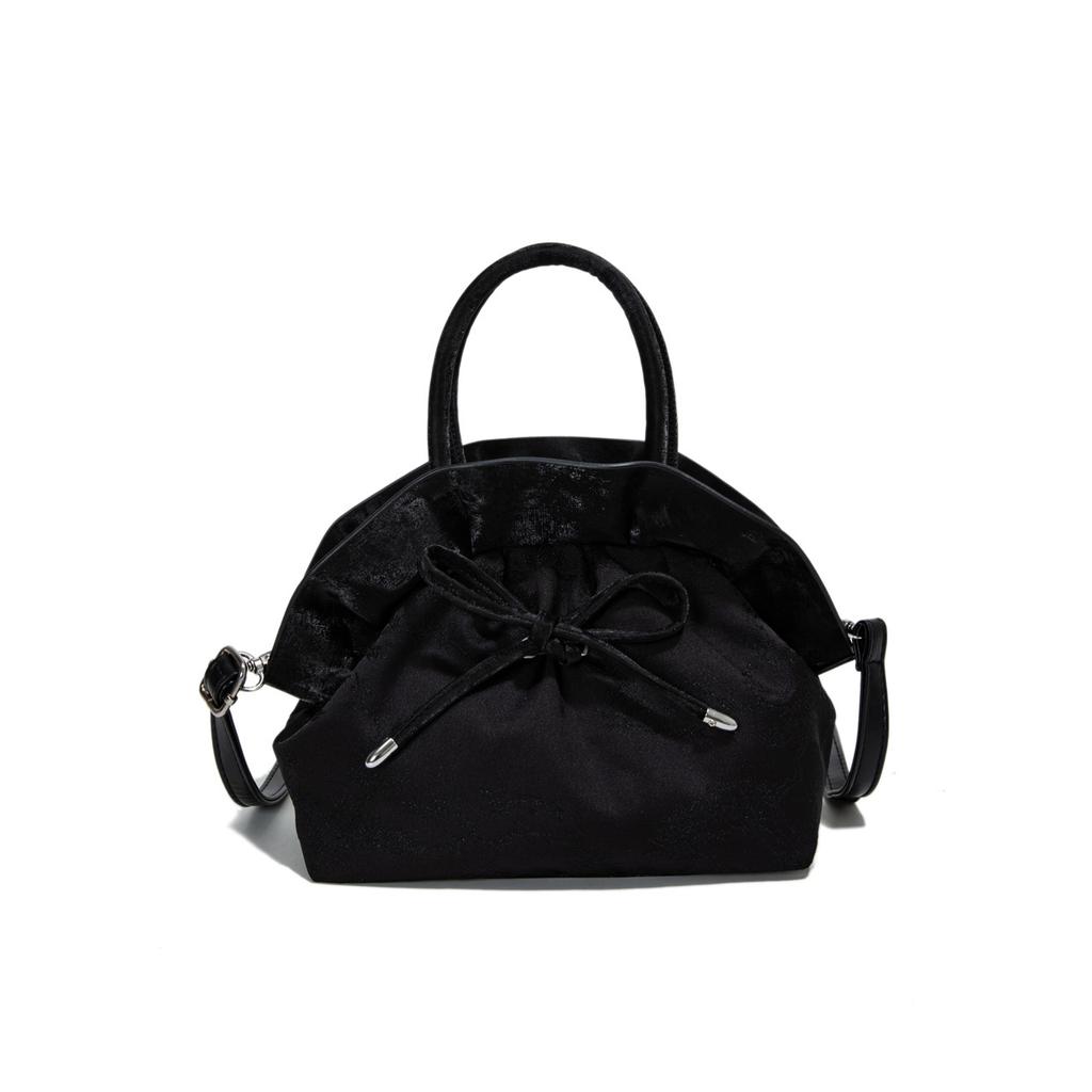 Women's Bag Summer 2025 New Fashion Pleated Handbag Literary National Style Women's Versatile Messenger Shell Bag