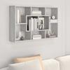 Vidaxl Wandregal, Sonoma-Eiche Grau, 85X16X52,5 Cm