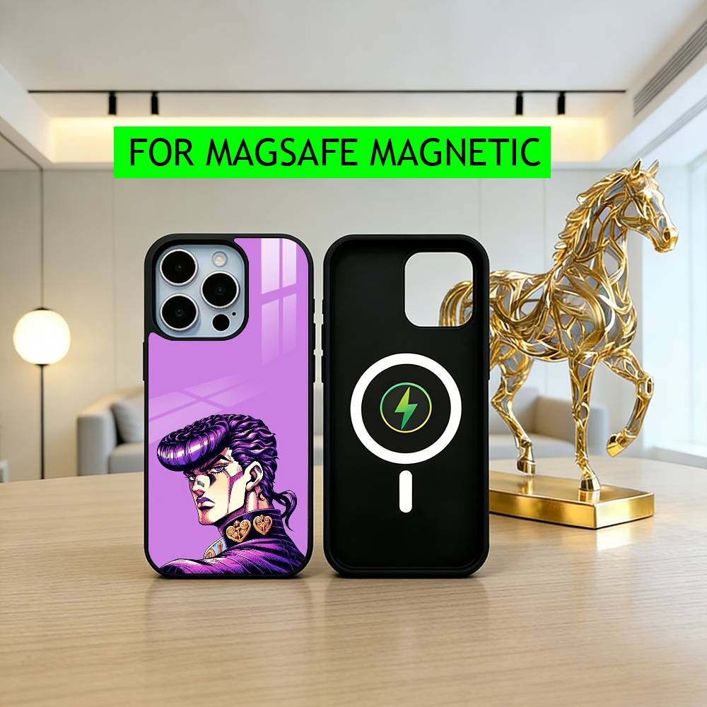 COOL J-JoJo B-Bizarre A-Adventures Phone Case For iPhone17,16,15,14,13,12,11 Plus,Pro Magnetic with Magsafe Wireless Charging