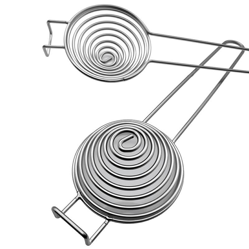 Stainless Steel Egg Yolk Separator with Long Handle - Creative Egg White Strainer Tool
