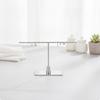 Jewelry Display Stand with Perforated Bar Sleek Crossbar Earring Elegant