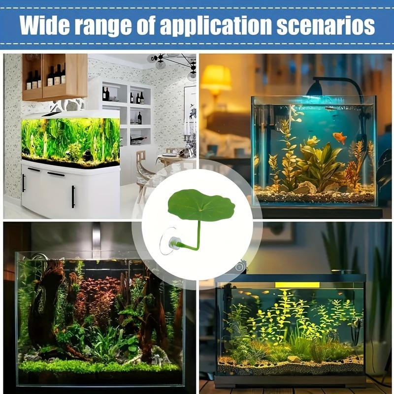1pc Betta Leaf Hammock, Fish Bed, Fish Tank Decoration Fake Leaf, Aquarium Landscape