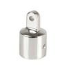 1PC Boat Bimini Top Fitting Deck Hinge Slide Cap 22mm25mm Pipe Eye End Cap External Eye End Canopy Tube Boat Accessories