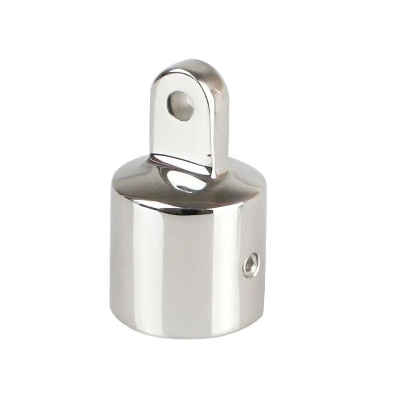 1PC Boat Bimini Top Fitting Deck Hinge Slide Cap 22mm25mm Pipe Eye End Cap External Eye End Canopy Tube Boat Accessories