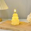 Warm White Decorative Lighting Christmas Tree Shaped Flameless LED Candles, Battery Operated Flickering Candle Themed Accent Light, Holiday
