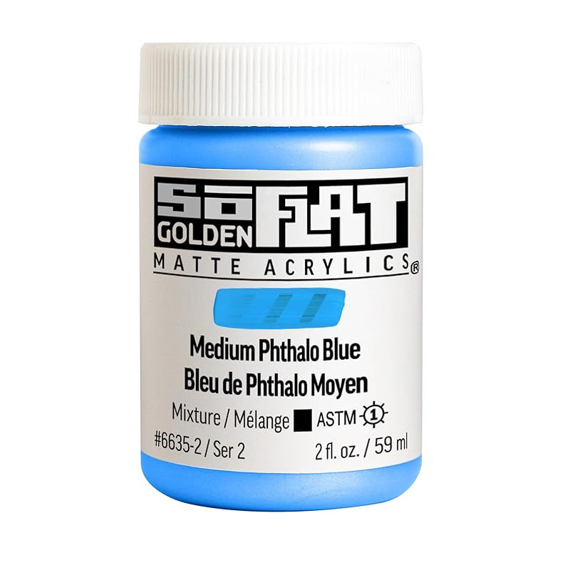

Golden SoFlat 59ml6635 medium Phthalo blue 13182635