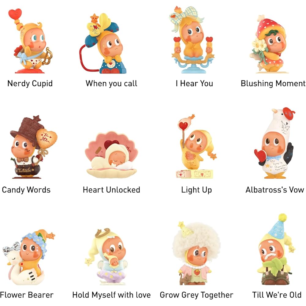 Pop Mart Twinkle Twinkle Crush On You Assorted Box 12 Pieces Blind Box Figures Premium Toy Original Character