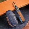 Suitable for Ford Escape Focus Leather Car Key Cover Explorer Fraser Edge Handmade High-end Bag Buckle