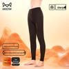 MiiOW Men's Wool Silk Blend Thickened Fleece Thermal Base Layer Pants