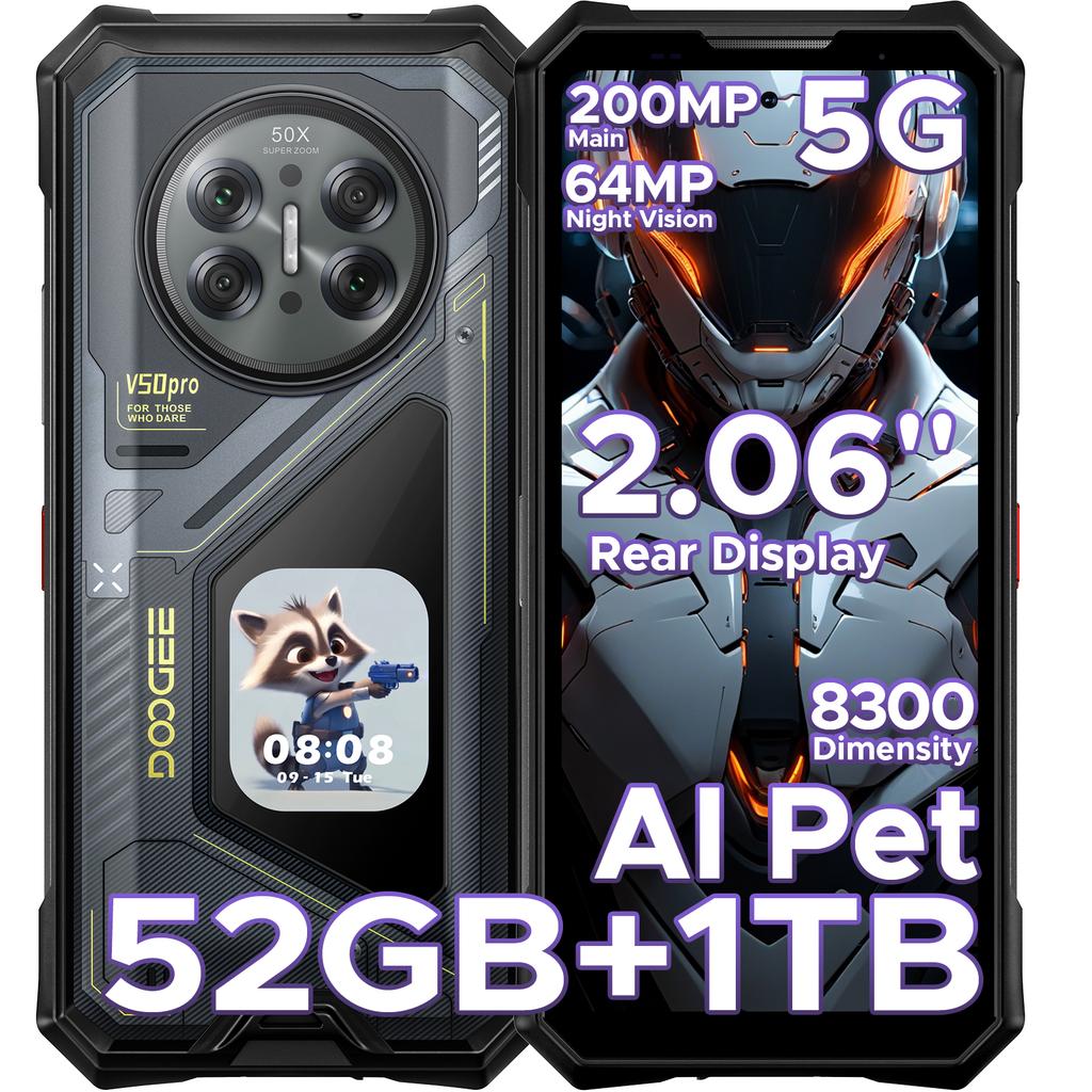Phone DOOGEE 5G AI Rugged V50 Pro